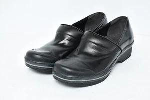 Dansko Womens Nursing Patent Non-Leather Clogs Loafers Slip-On Shoes Sz 41 - Picture 1 of 11
