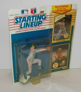 LÍNEA INICIAL 1990 FIGURA de tarjetas de béisbol Mark McGwire de Akland A Kenner SLU MLB - Imagen 1 de 2