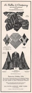 1923 Original H. SULKA & CO Shirtmakers Clothing Fashion Accessories Print Ad - Imagen 1 de 1