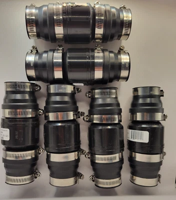 SIX New- ProPlumber In Line Sump Pump Check Valves  for 1 1/2" or 1 1/4" pipe - Image 1 of 2