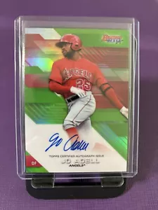 2017 Bowman's Best - Best of 2017 Autographs Green Refractor #B17-JA Jo Adell... - Picture 1 of 3