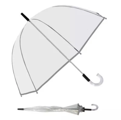 Paraguas de burbujas transparente para adultos con dosel de cúpula.            Pack 2  Foto 1 de 4