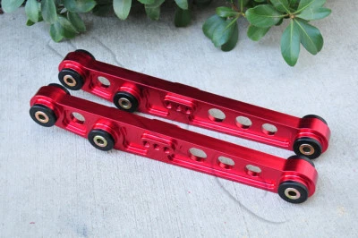 RED ALUMINUM REAR LOWER CONTROL ARM FOR 1988-1995 HONDA CIVIC CRX DEL SOL EF EG - Image 1 of 2