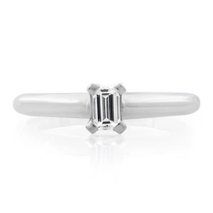 Rachel Koen Diamond Ladies Engagement Ring 14K White Gold 0.20cttw SZ6 - Picture 1 of 7