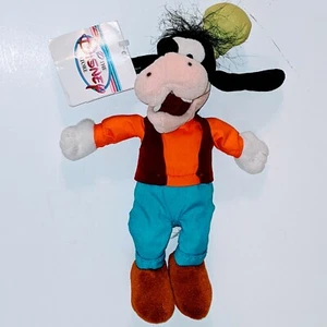 Disney Store 8" Goofy Mini Bean Bag Beanie with original tags: NWT vintage VTG  - Picture 1 of 5