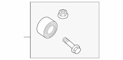 Conjunto de rolamento de roda dianteira Volkswagen 1998-2005 Passat genuíno 4A0-498-625 - Imagem 1 de 3