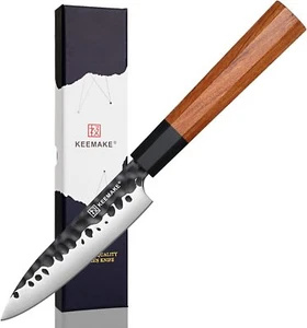 Keemake 4.5 inch Kitchen Utility Knife High Carbon Stainless Steel Steak Slicer - Picture 1 of 9