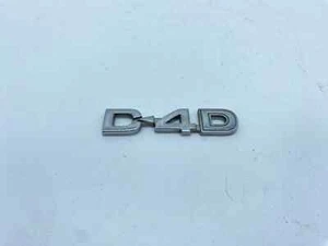 SCRITTA D4D LOGO EMBLEMA SIGA BADGE FREGIO POSTERIORE ORIGINALE - Imagen 1 de 5