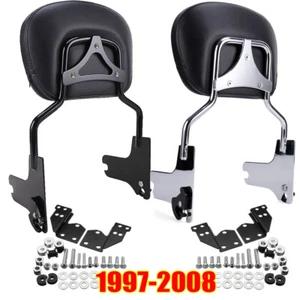 Kit de herrajes de acoplamiento/respaldo Sissy Bar 1997-08 para Harley Touring Road Glide - Imagen 1 de 47