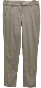 Wonder Nation Girl's Pants Size 12 Beige School Button Adjust Waist Pockets 137 - Picture 1 of 9