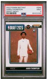 2023-24 Panini Instant NBA Amen Thompson #DN4 RC-DRAFT 1 Of 777 PSA 9 - Bild 1 von 3