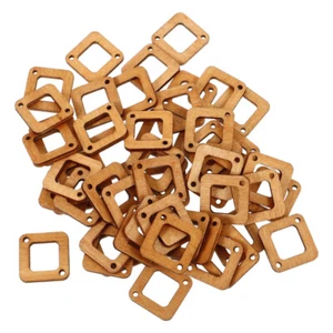 50 Pcs Ohrringmaterial Aus Holz Für Ohrringe Selber Machen Holzausschnitte - Bild 1 von 12