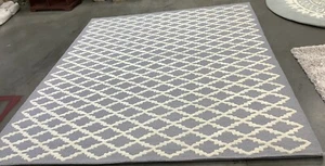 SILVER IVORY 8'-0" x 10'-0" Broken Thread Rug Reduced Price 1172681190 CAM137D-8 - Picture 1 of 4