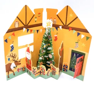 Biglietto di auguri pop up 3D nuovo biglietto di Natale - Foto 1 di 42