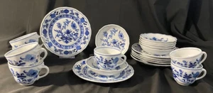 Oscar Schaller 21-teiliges Kaffee-Service "Zwiebelmuster" für 7 Personen - Bild 1 von 13