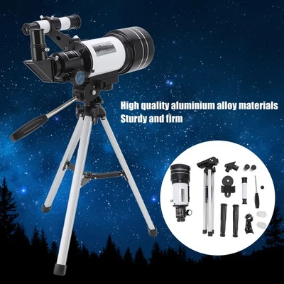 .›70mm Aperture Refractor Telescope Aluminium Alloy Clear Observation Astronomic - Image 1 of 4