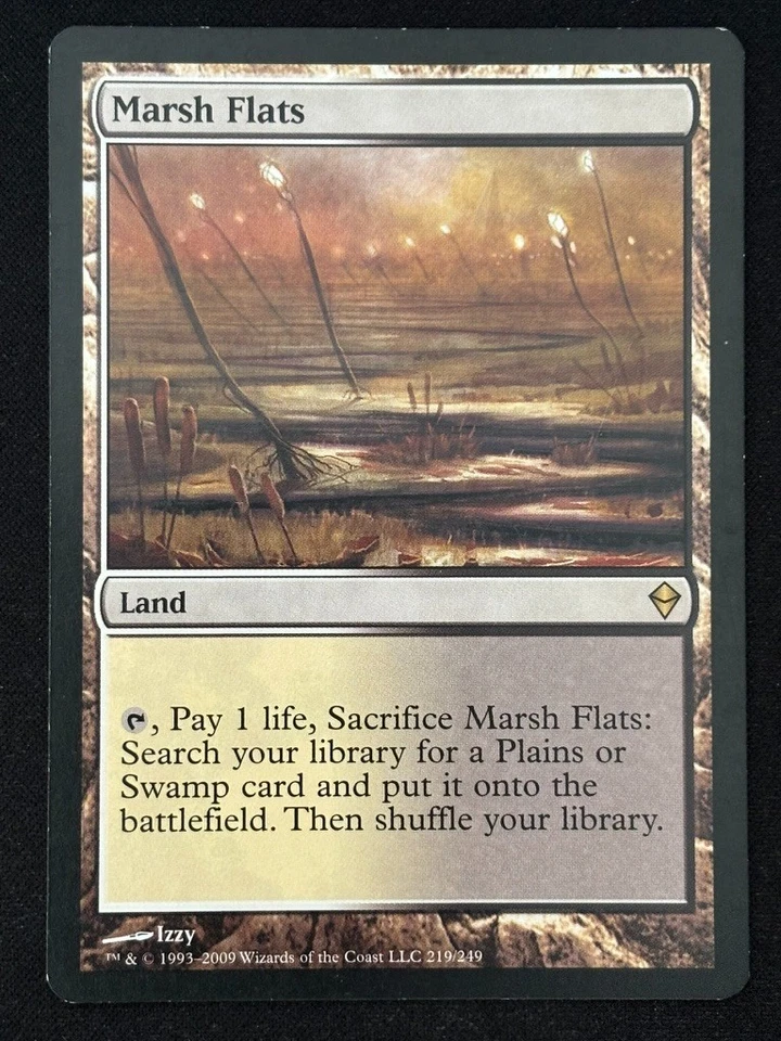1x MTG Marsh Flats - Zendikar (ZEN) #219 - Magic the Gathering - Image 1 of 1