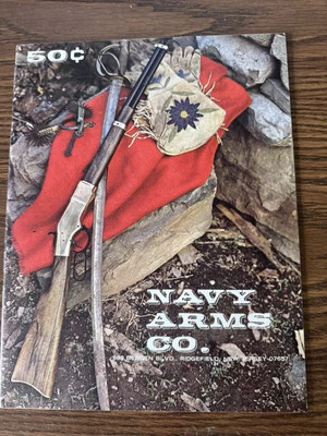Navy Arms Co Vintage Reproduction Firearms Catalog w/price sheet & order form - Image 1 of 4