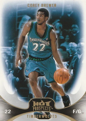 Hot Prospects #12 Corey Brewer 2008-09 Foto 1 de 3