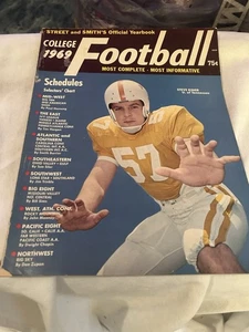 1969 Steve Kiner Street and Smith's College Football Tennessee Vols ohne Etikett - Bild 1 von 2