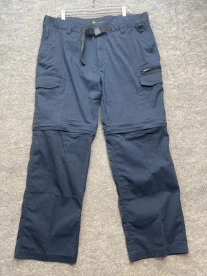 The BC Clothing Co Convertible Pants Size XL X 30 Cargo Tactical Stretch Blue - Image 1 of 4