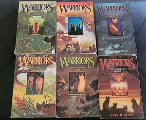 Lot of 1-6 Warriors Paperback Novels by Erin Hunter B1 - Bild 1 von 10