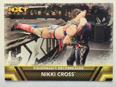 2017 Topps WWE Then Now Forever #F-41 NIKKI CROSS FINISHERS & SIGNATURE MOVES - Image 1 of 2