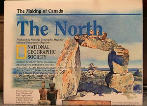 Vintage 1997 National Geographic Map of The North - Picture 1 of 1