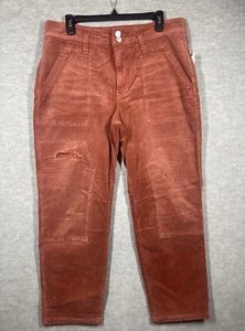Anthropologie Pilcro The Wanderer Corduroy Cargo Pants Sz 31 Relaxed Utility NWT - Picture 1 of 17