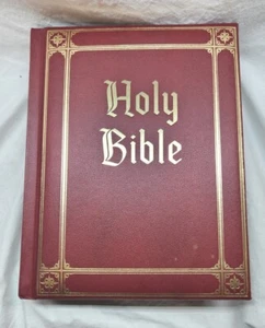 HOLY BIBLE Guiding Light Edition 1965 Publishing Leather-Bound Ferguson - Picture 1 of 6