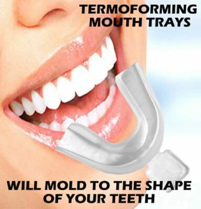 4 THERMOFORMING, MOLDABLE MOUTH TRAYS For Teeth Whitener, Whitening - Picture 1 of 6