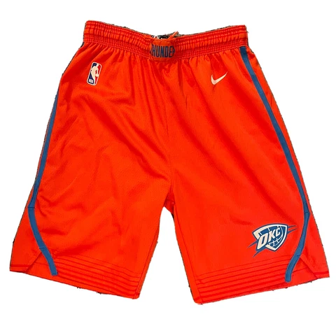 Nike NBA Oklahoma City OKC Thunder Swingman Icon Engineered Shorts youth Medium Cover