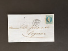 France 1869 Sg115a On Entire Rouen To Cognac