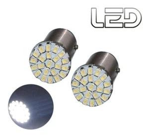 2 Lampadine BAY15D P21/5W Luci Diurne Diurno Runflat 22 LED Potente Bianco Puro - Imagen 1 de 3