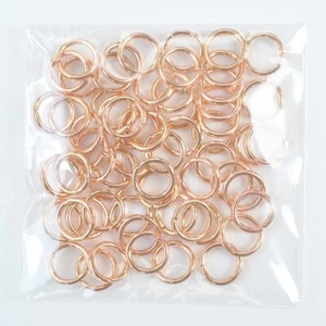 Ø 7mm /ca. 500 Stück Roségold hell Schmuck Binderinge Ösen für Schmuckgestaltung - Bild 1 von 1