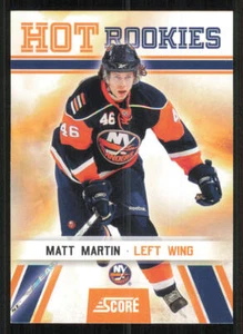 2010-11 Score #503 Matt Martin HR RC - Picture 1 of 2