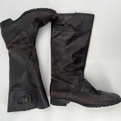 Lauren Ralph Lauren Sigrid Marrón Botas Montar Talla 8B Foto 1 de 4