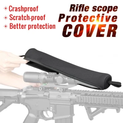 Tactical Adjustable 33x6.5x4.5cm Neoprene Rifle Scope Cover Protector Case - Image 1 of 4