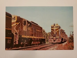 Grand Trunk Trains Meet With A Friendly Wave 3x5 Postkarte - Bild 1 von 2