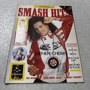 SMASH HITS Band 11 Nr. 16 MAGAZIN 9 AUG 1989 NENEH CHERRY BROS JASON BON JOVI - Bild 1 von 12