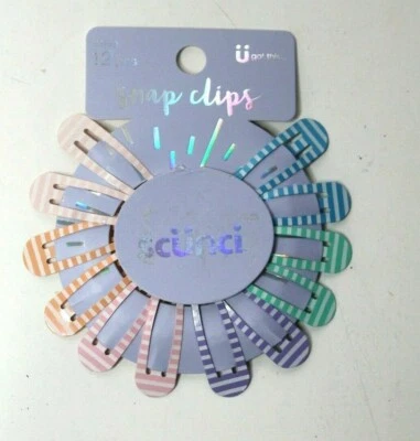 Scunci U Got This Snap Clips Assorted Multi-Color Set - Image 1 of 4