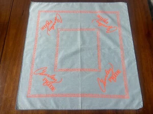 Charley Pride Country Music Tour Bandana Handkerchief 1990s Vintage - Picture 1 of 7