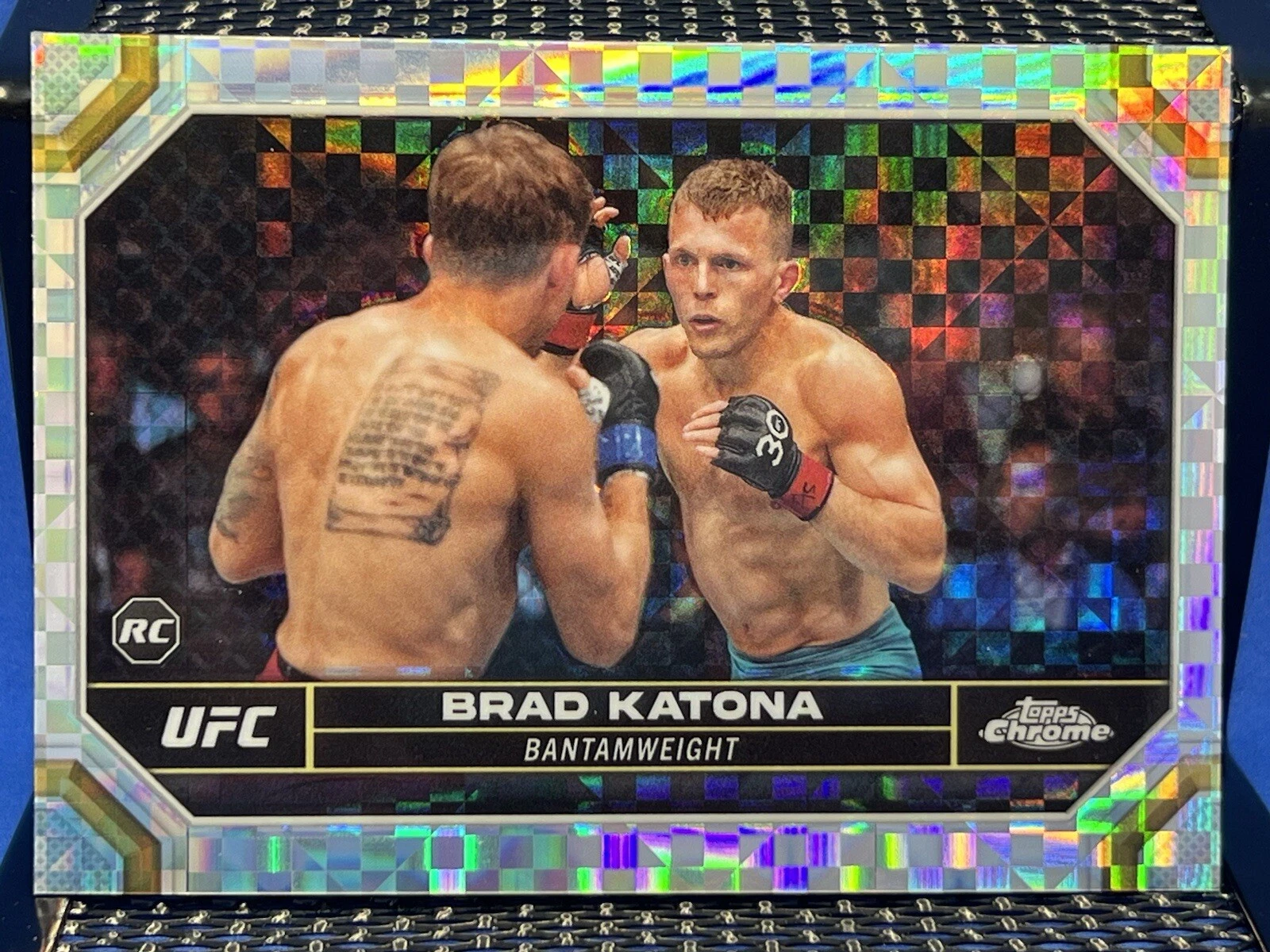 2024 Topps Chrome UFC BRAD KATONA X-Fractor Refractor RC Rookie Card