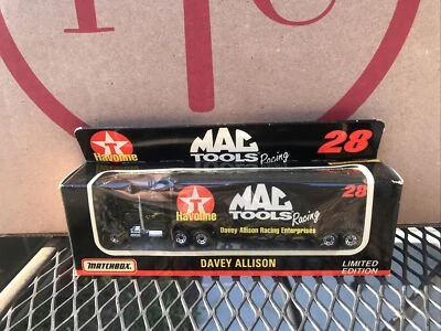 Davey Allison #28 Havoline Mac Tools Racing Matchbox, Ltd Edition 1993 Unopened - Image 1 of 2