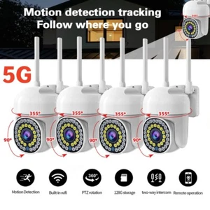 Sistema De 4 Camaras Seguridad WiFi HD 1080P 360° Para Exterior o Casa Con Audio - Picture 1 of 34