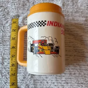 Vintage Indianapolis Motor Speedway Collector Thermos 22 Oz Mug Indy 500 - Used - Picture 1 of 6