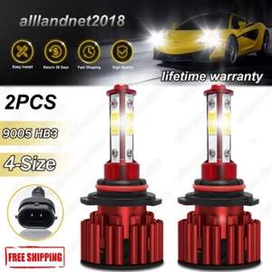 2x 4Side 9005 HB3 LED Headlight High Low Beam For Dodge Magnum 2005-2008 6000k - Picture 1 of 13