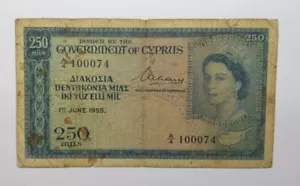 Cyprus 500 Mils 1955 P-33 F - Picture 1 of 2