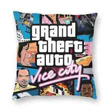 GTA Gamer Throw Pillow 45x45 Cushion Cover Collectable Gaming Gift