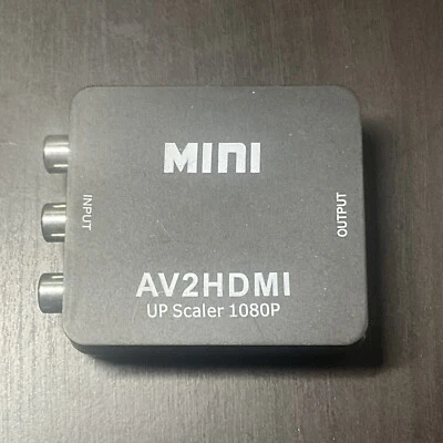 1080p Mini AV2HDMI Adapter Deluxe Computer Cable Up Scaler 1080P - Image 1 of 2